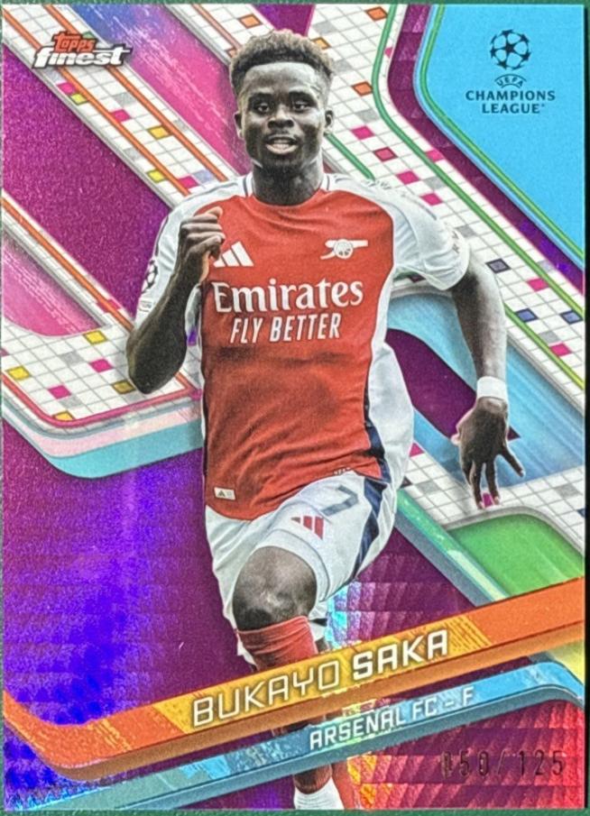 Bukayo Saka [Pink Prism Refractor] #77