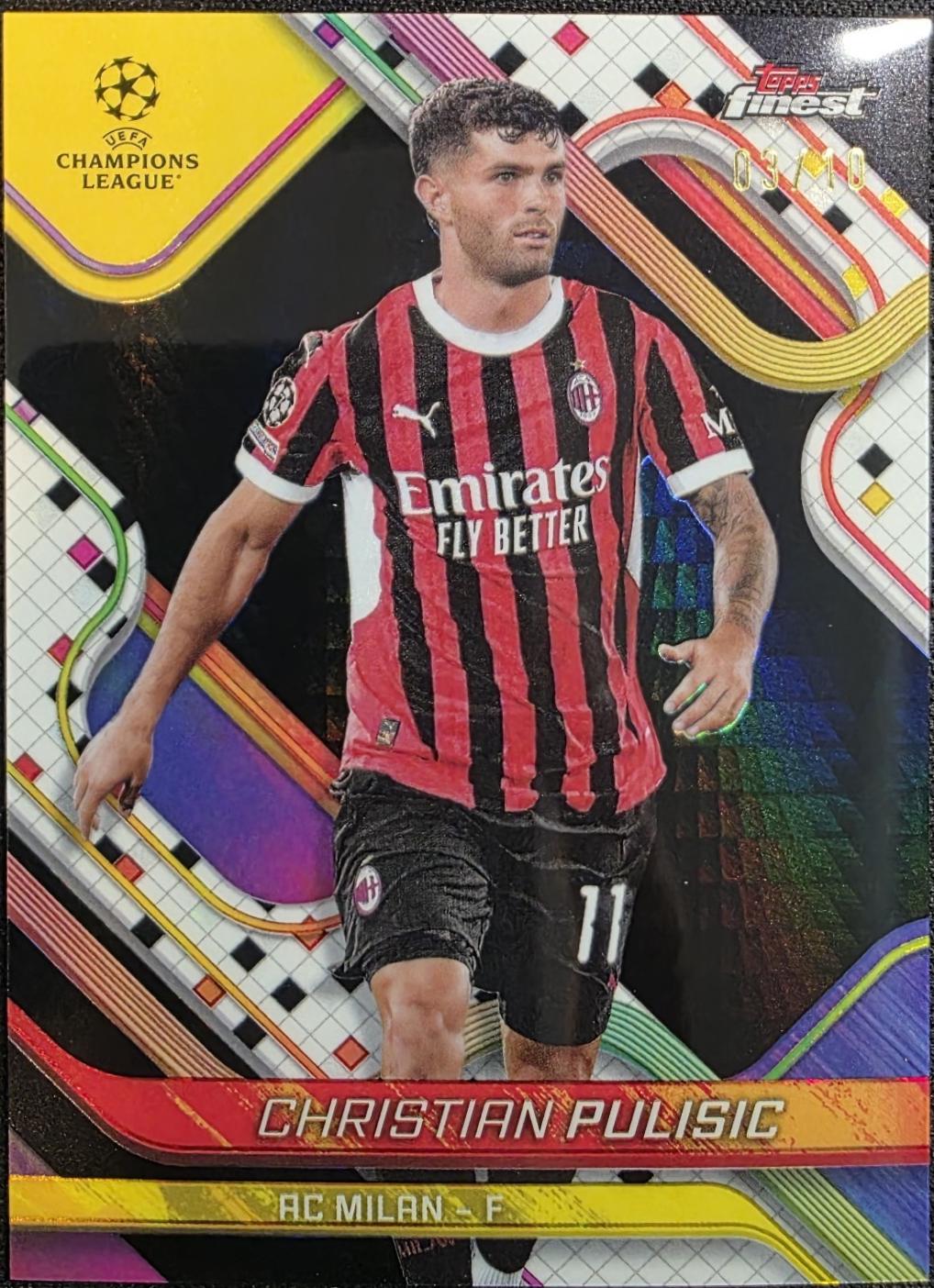 Christian Pulisic [Black Refractor] #76