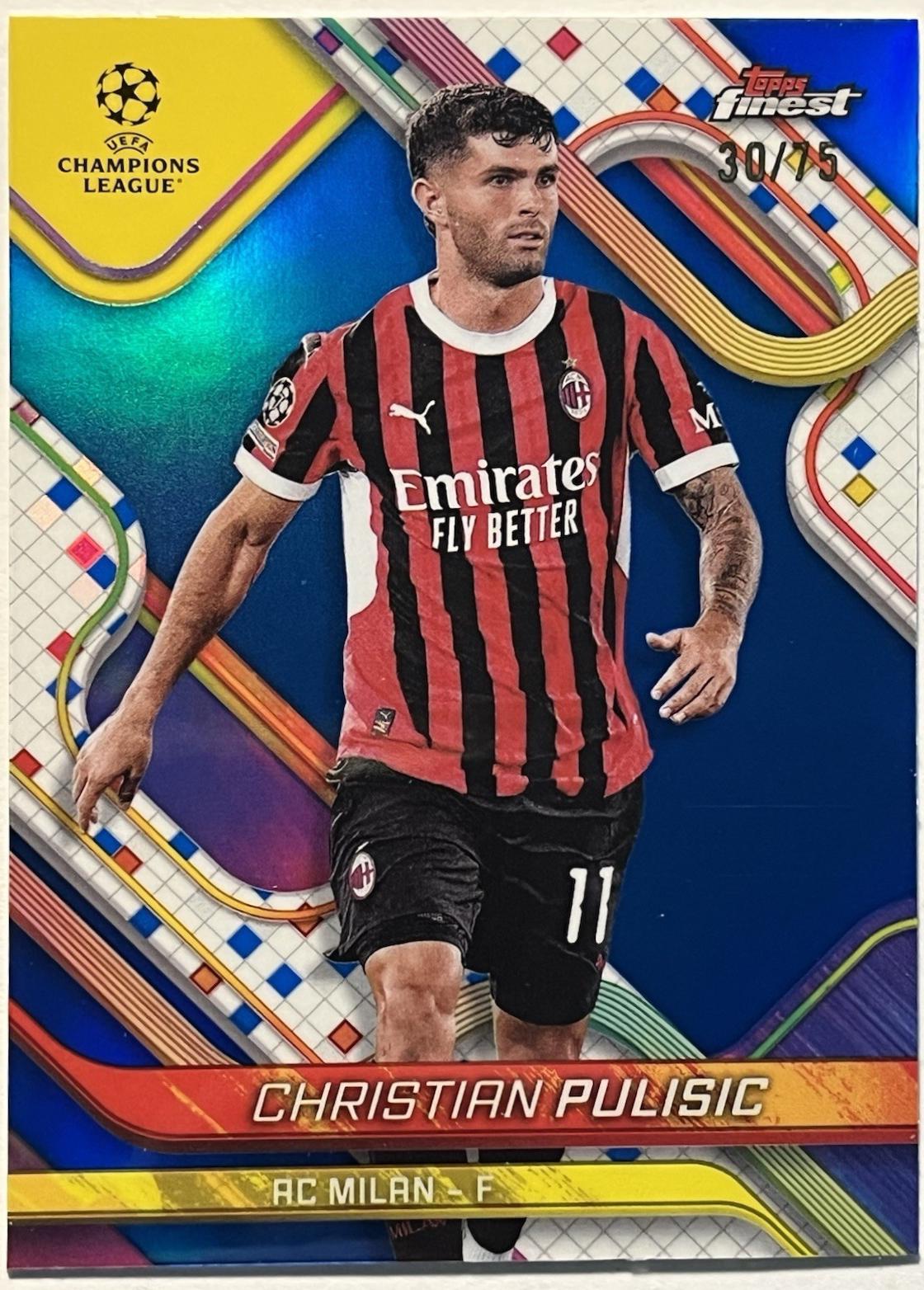 Christian Pulisic [Blue Refractor] #76
