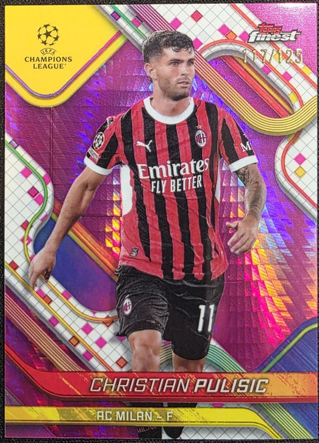 Christian Pulisic [Pink Prism Refractor] #76