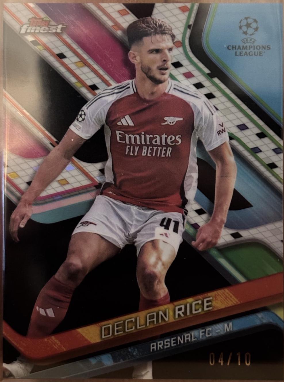 Declan Rice [Black Refractor] #41