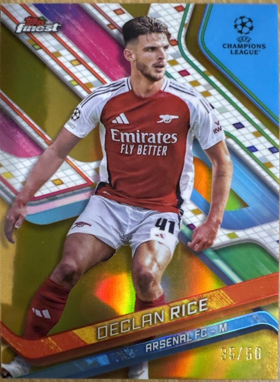 Declan Rice [Gold Refractor] #41