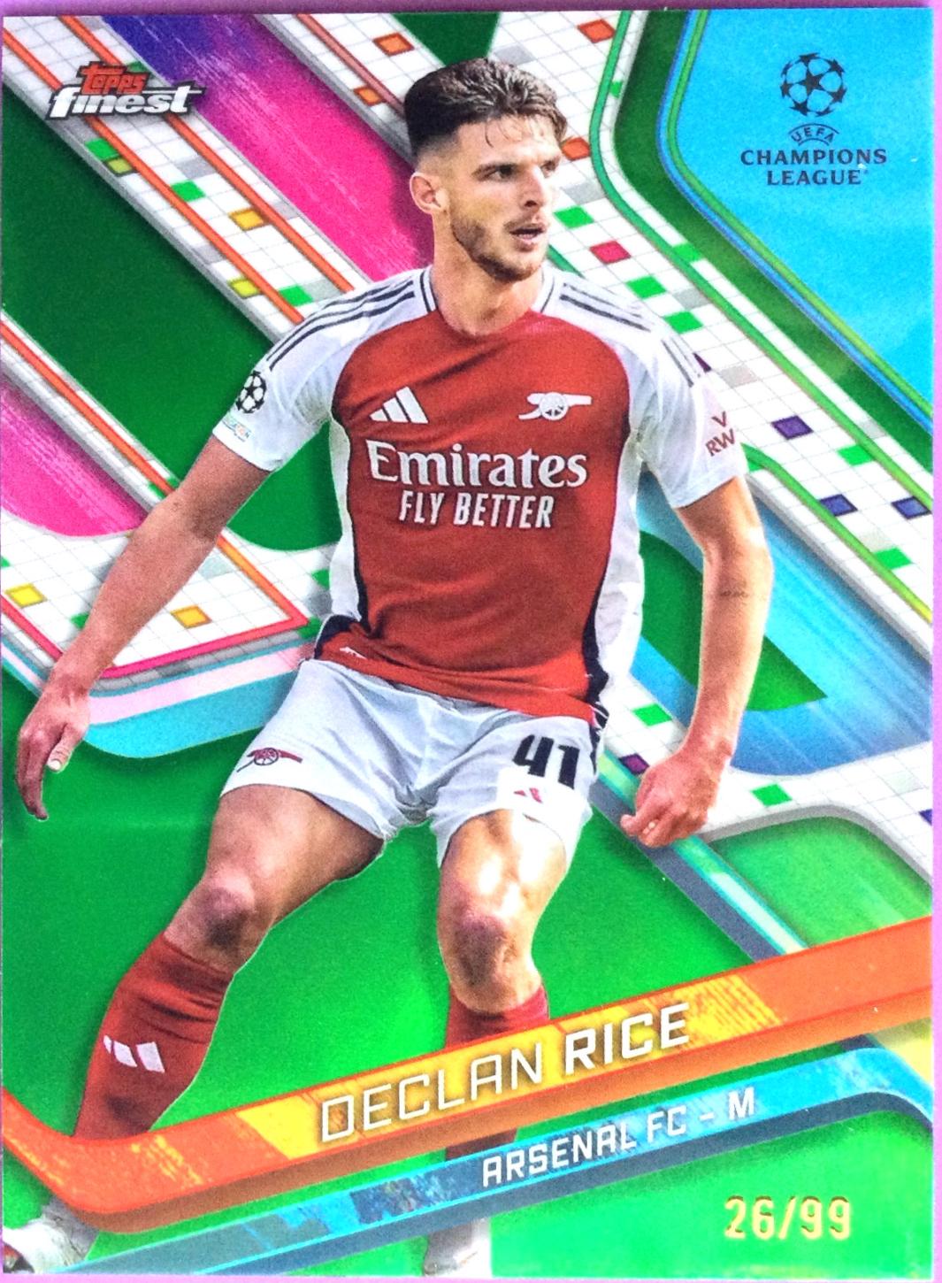 Declan Rice [Green Refractor] #41