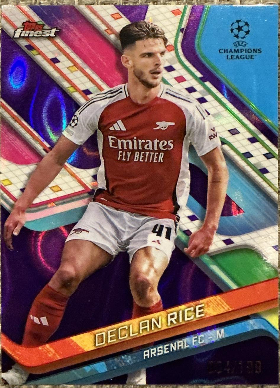 Declan Rice [Purple Lava Refractor] #41