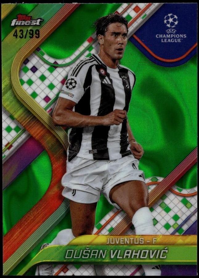 Dusan Vlahovic [Green Lava Refractor] #6