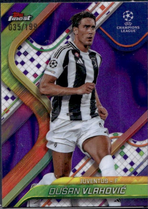 Dusan Vlahovic [Purple Lava Refractor] #6