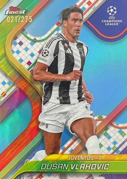 Dusan Vlahovic [Sky Blue Refractor] #6