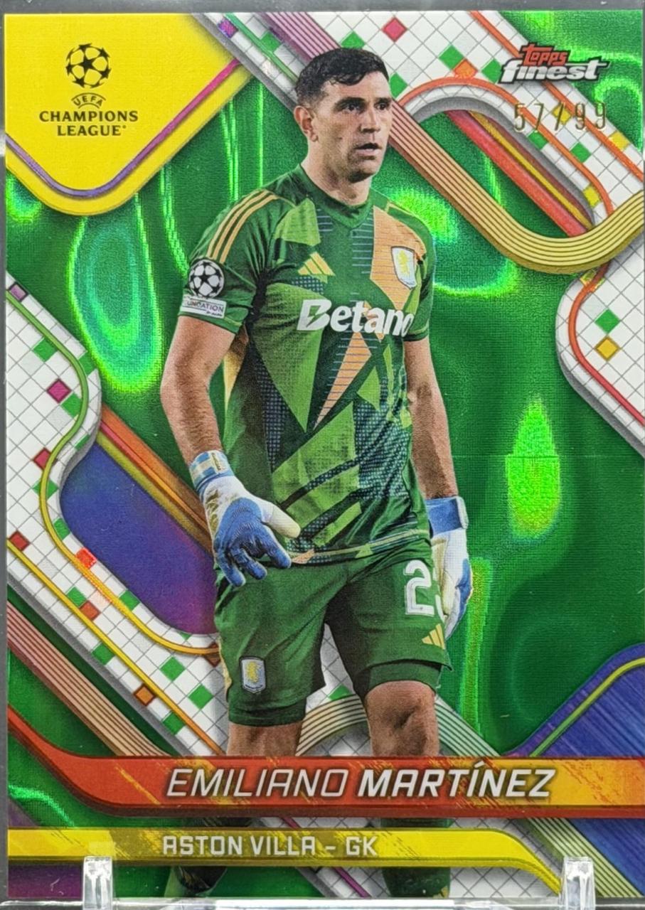 Emiliano Martinez [Green Lava Refractor] #110
