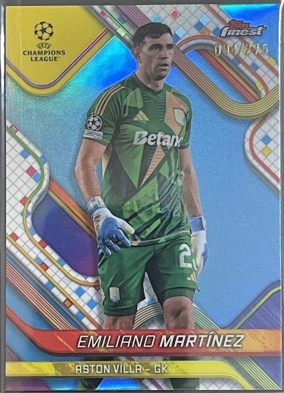 Emiliano Martinez [Sky Blue Refractor] #110
