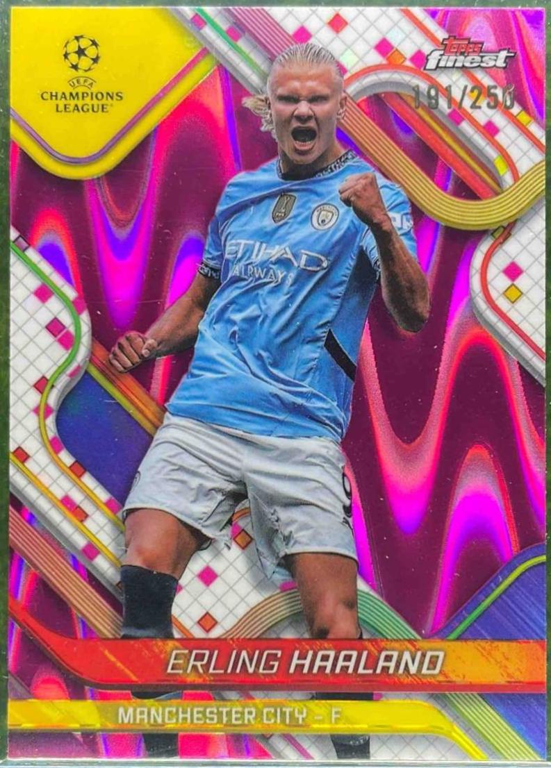 Erling Haaland [Pink Raywave Refractor] #50
