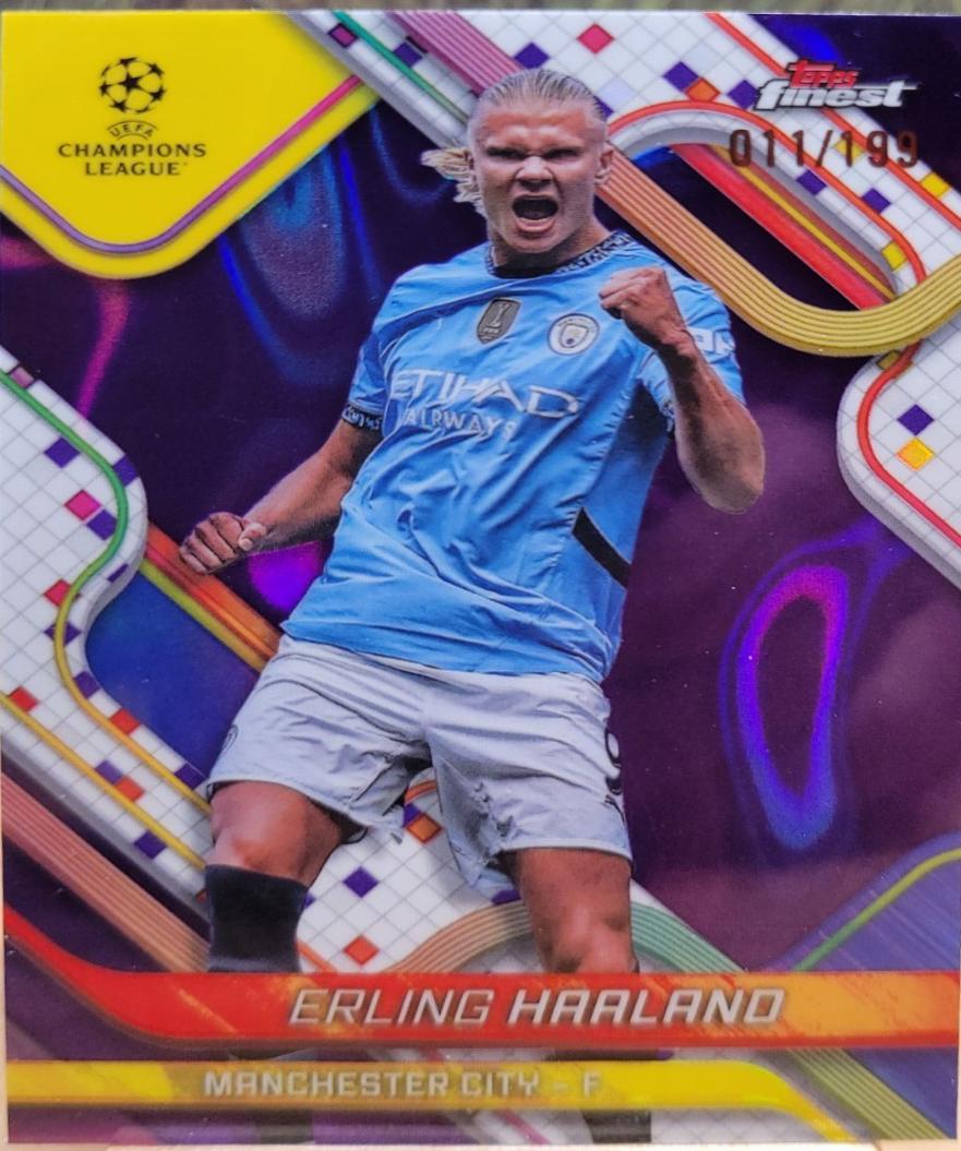 Erling Haaland [Purple Lava Refractor] #50