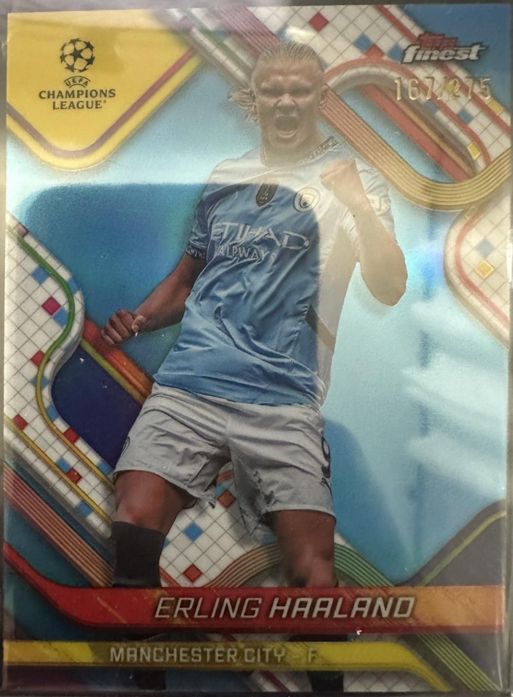 Erling Haaland [Sky Blue Refractor] #50
