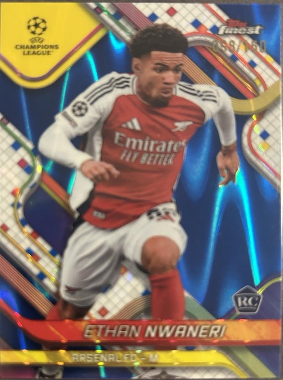 Ethan Nwaneri [Blue Raywave Refractor] #53