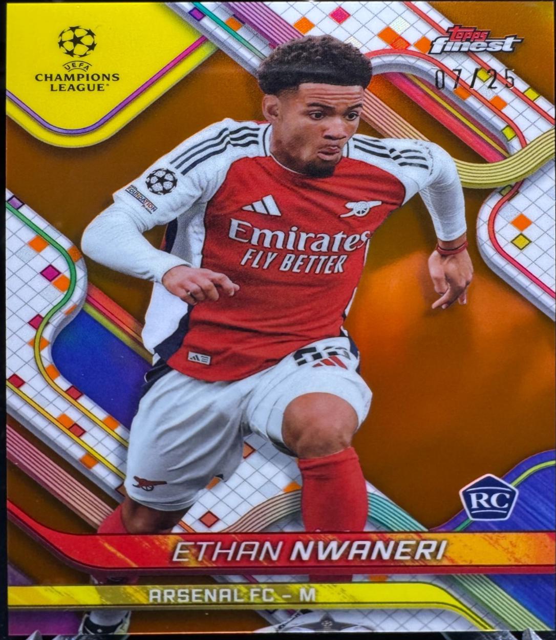 Ethan Nwaneri [Orange Refractor] #53
