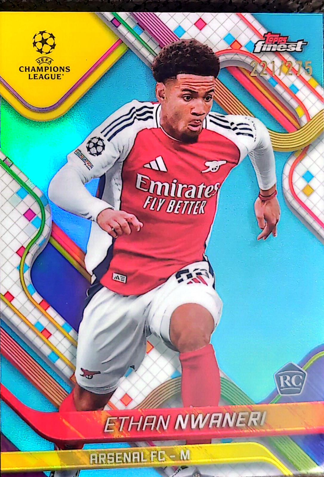 Ethan Nwaneri [Sky Blue Refractor] #53