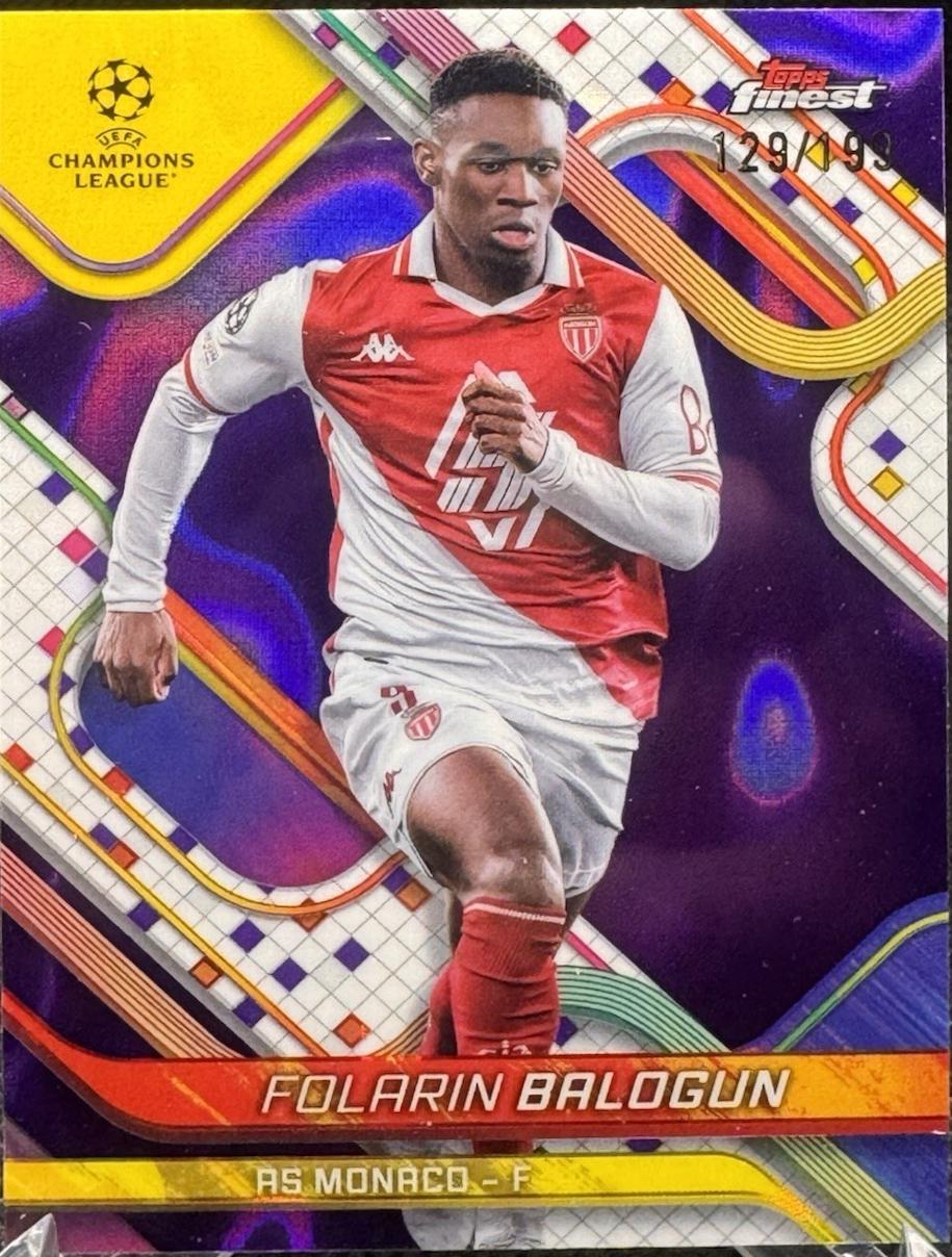 Folarin Balogun [Purple Lava Refractor] #32