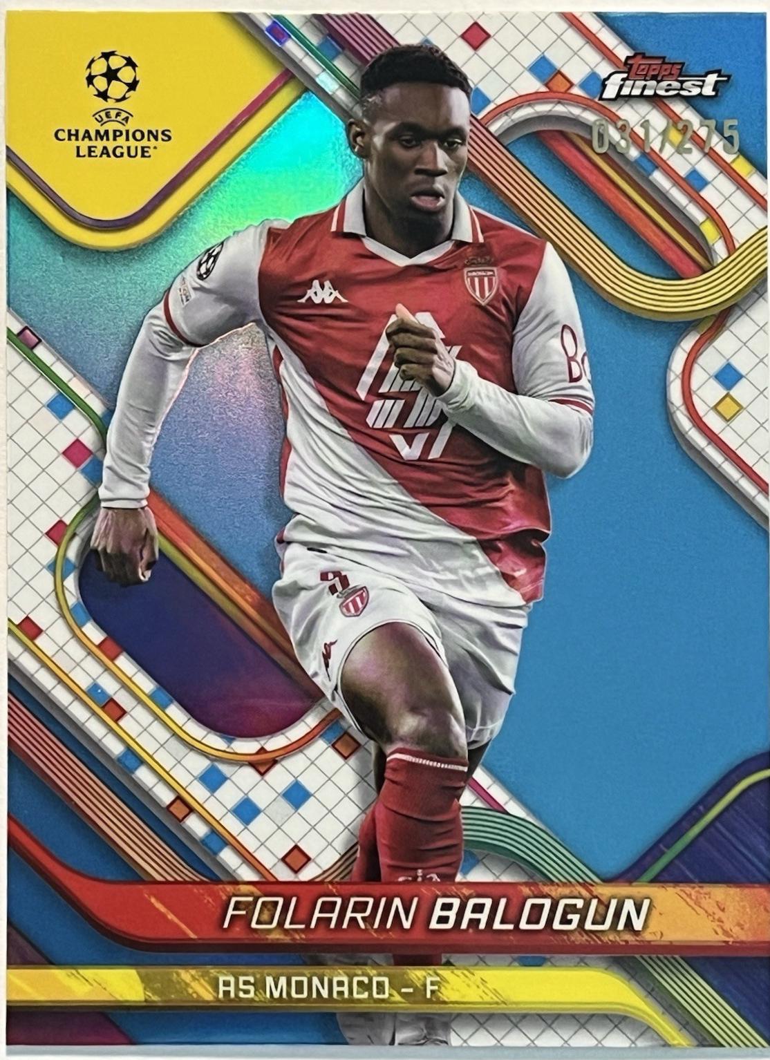 Folarin Balogun [Sky Blue Refractor] #32