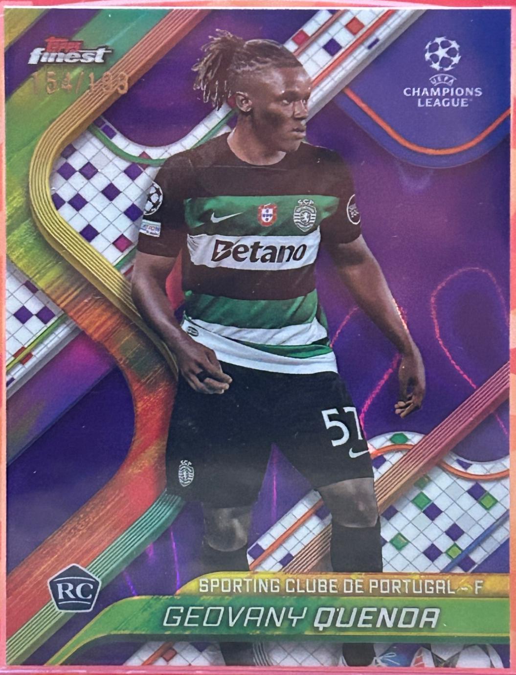Geovany Quenda [Purple Lava Refractor] #116