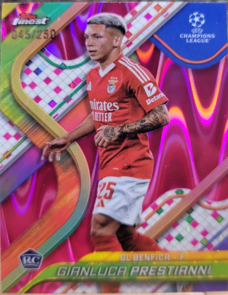 Gianluca Prestianni [Pink Raywave Refractor] #26
