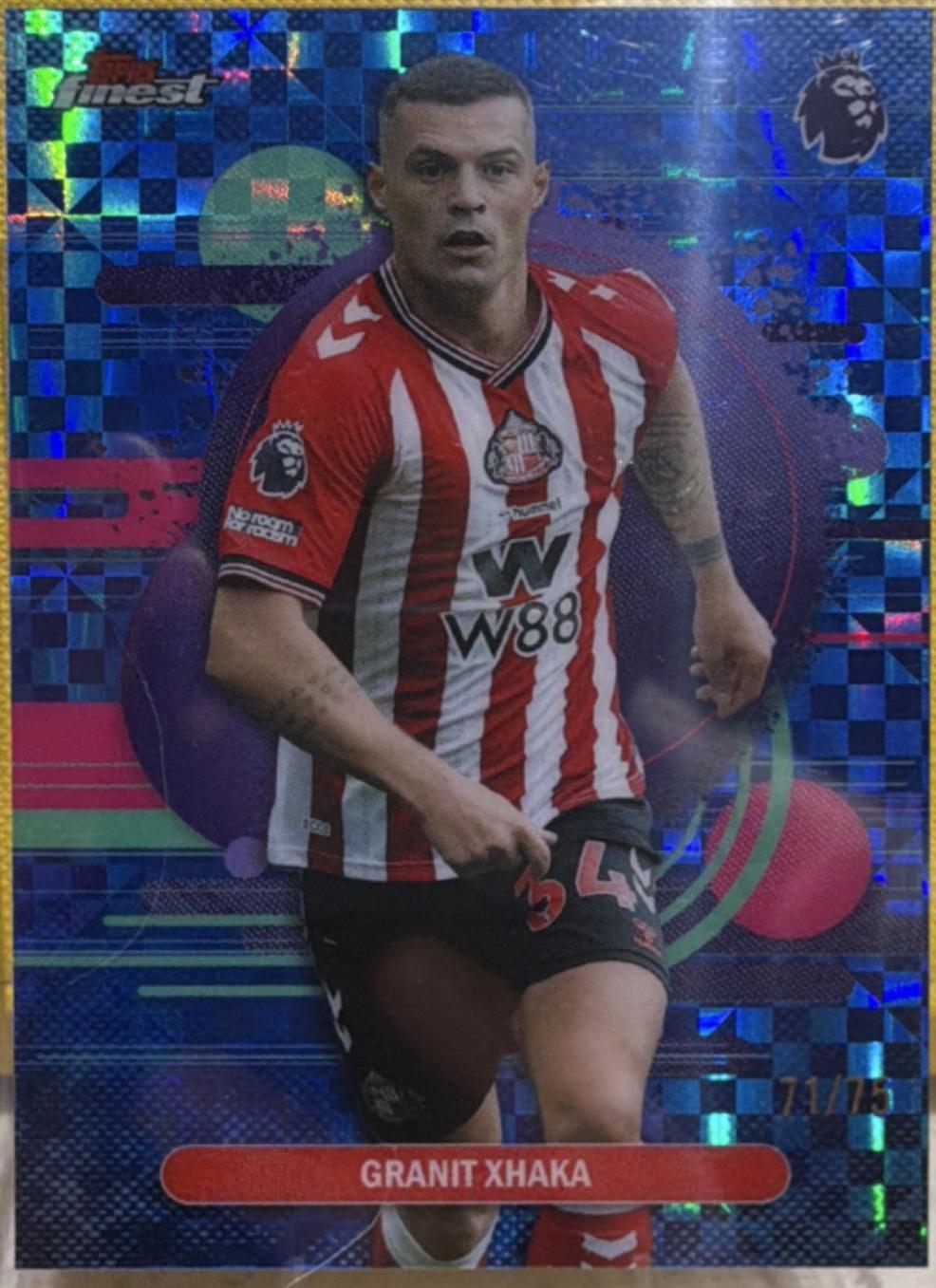 Granit Xhaka [Blue Refractor] #34
