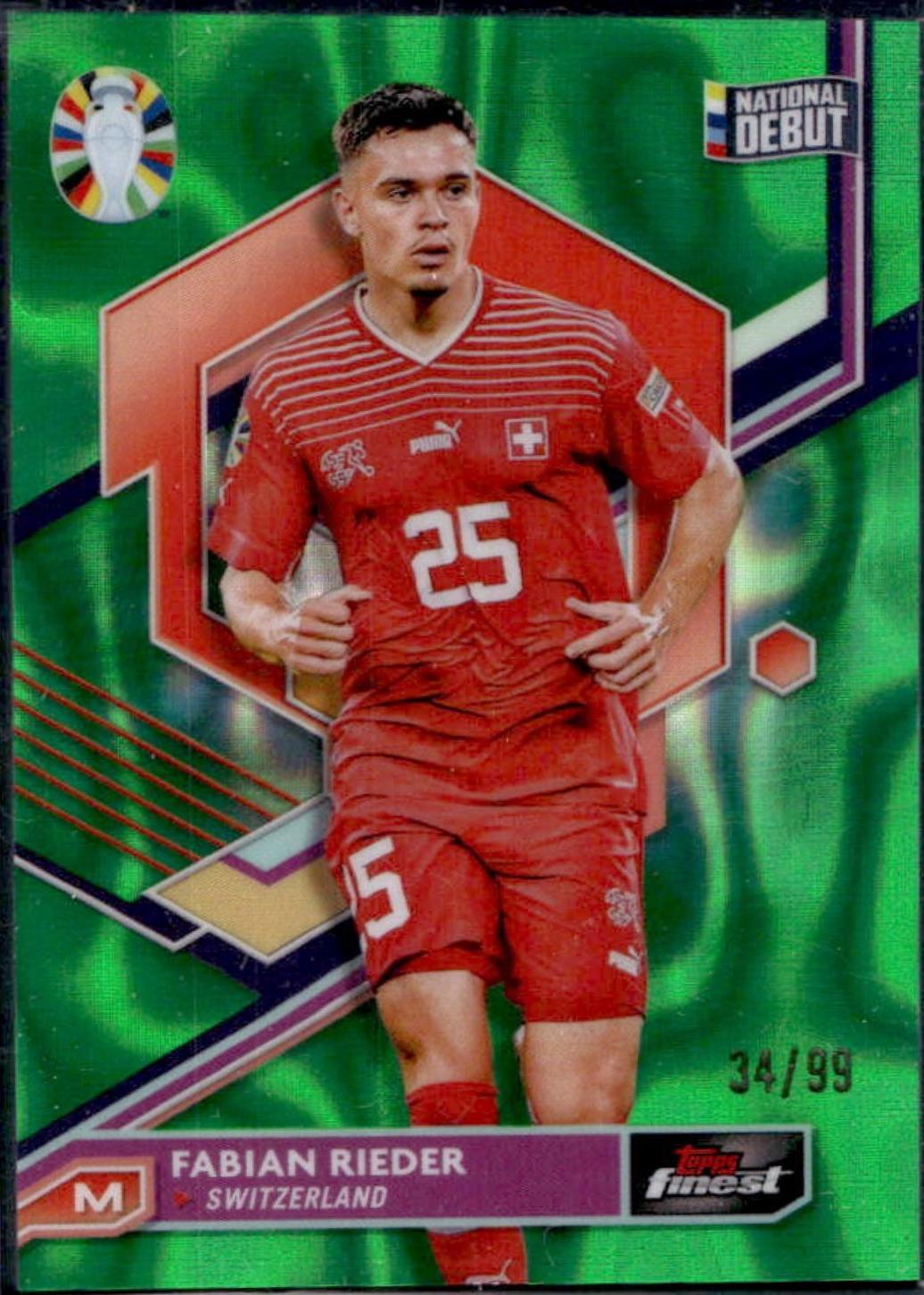 Granit Xhaka [Green Lava Refractor] #34