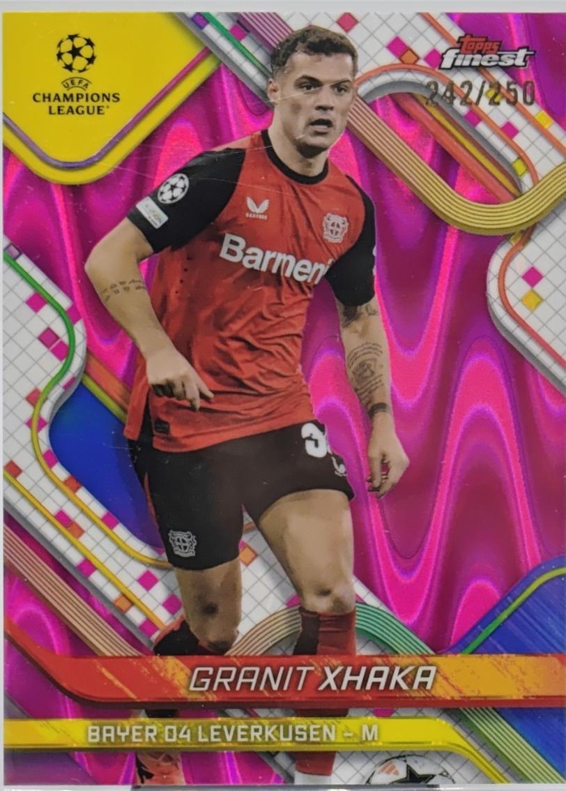Granit Xhaka [Pink Raywave Refractor] #34