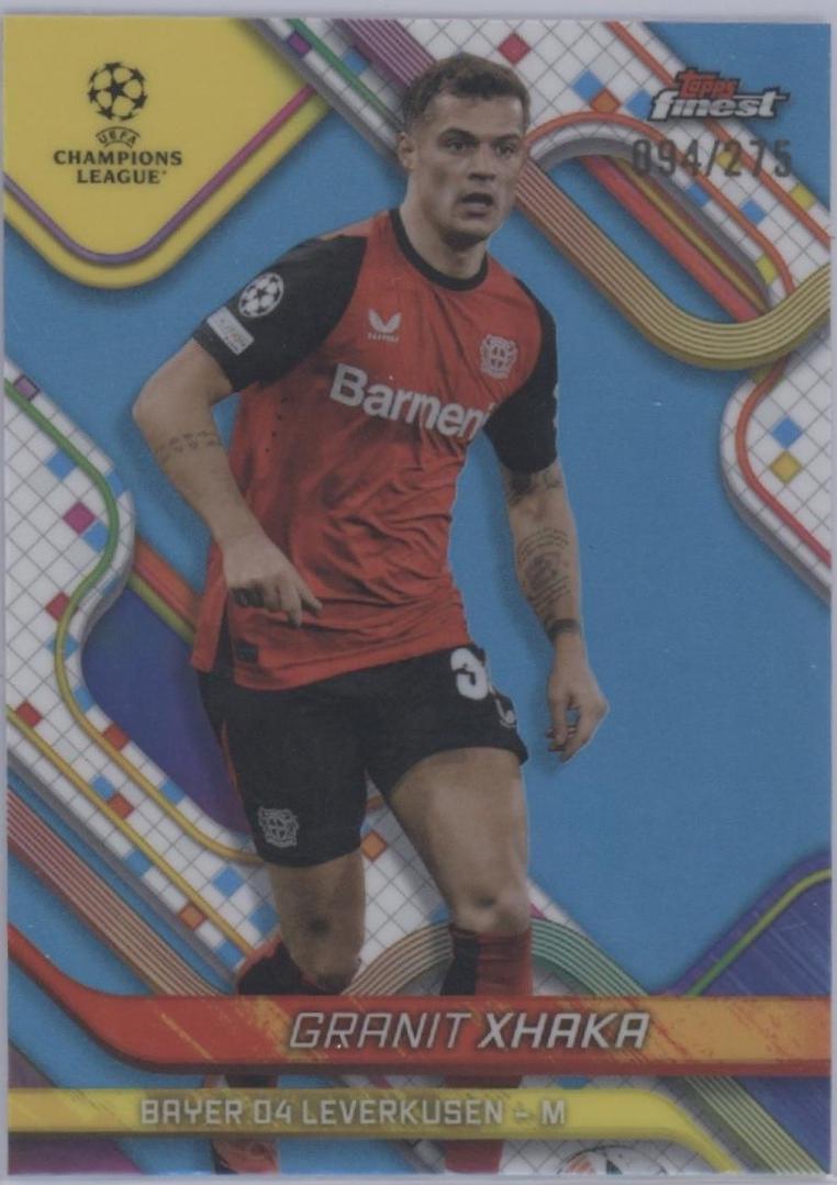 Granit Xhaka [Sky Blue Refractor] #34