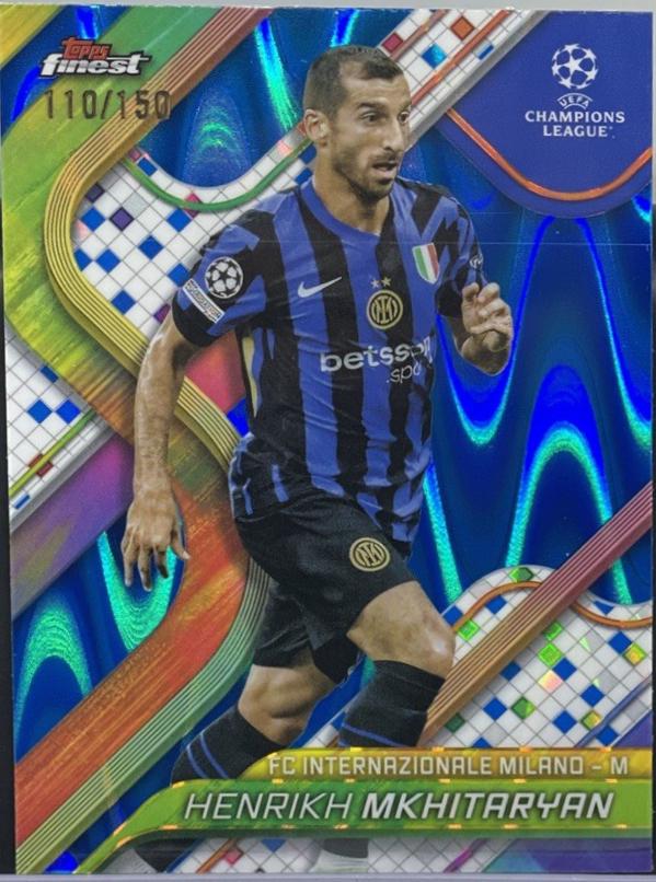 Henrikh Mkhitaryan [Blue Raywave Refractor] #106