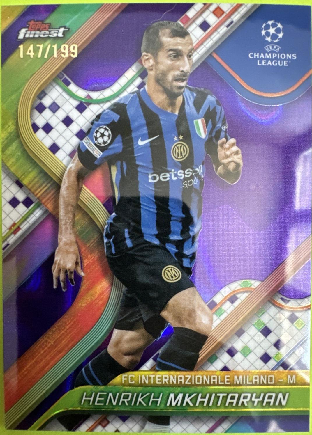 Henrikh Mkhitaryan [Purple Lava Refractor] #106