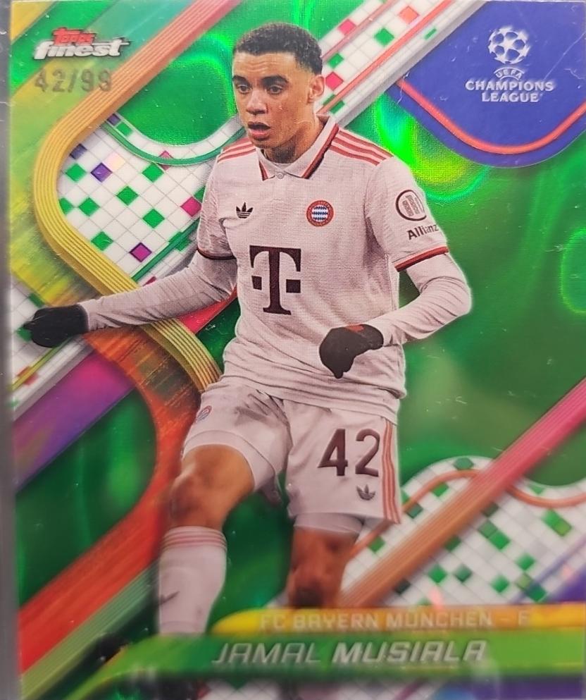 Jamal Musiala [Green Lava Refractor] #88