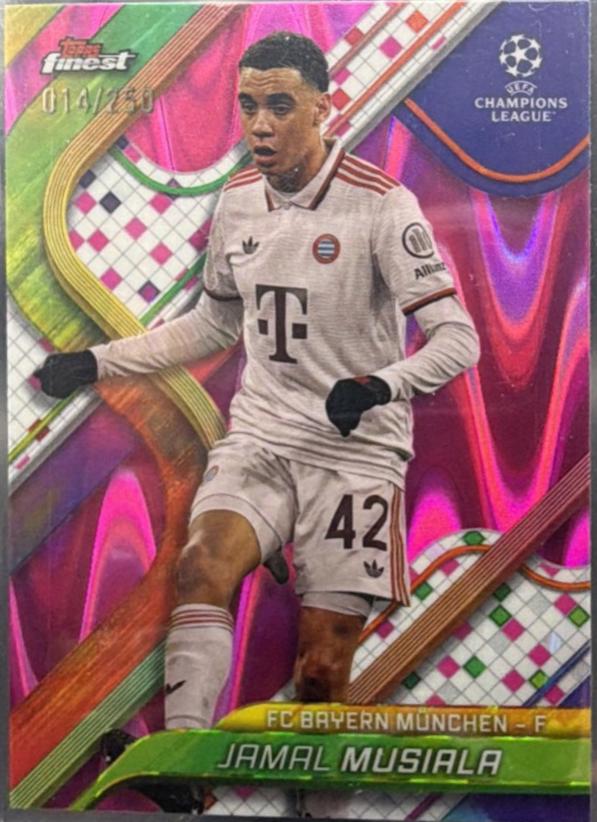 Jamal Musiala [Pink Raywave Refractor] #88