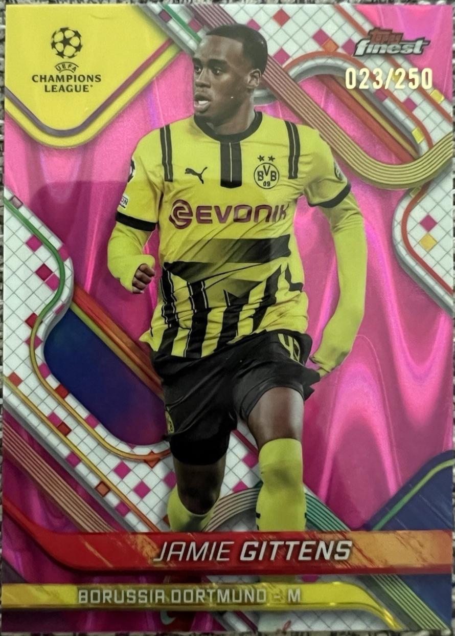 Jamie Gittens [Pink Raywave Refractor] #43
