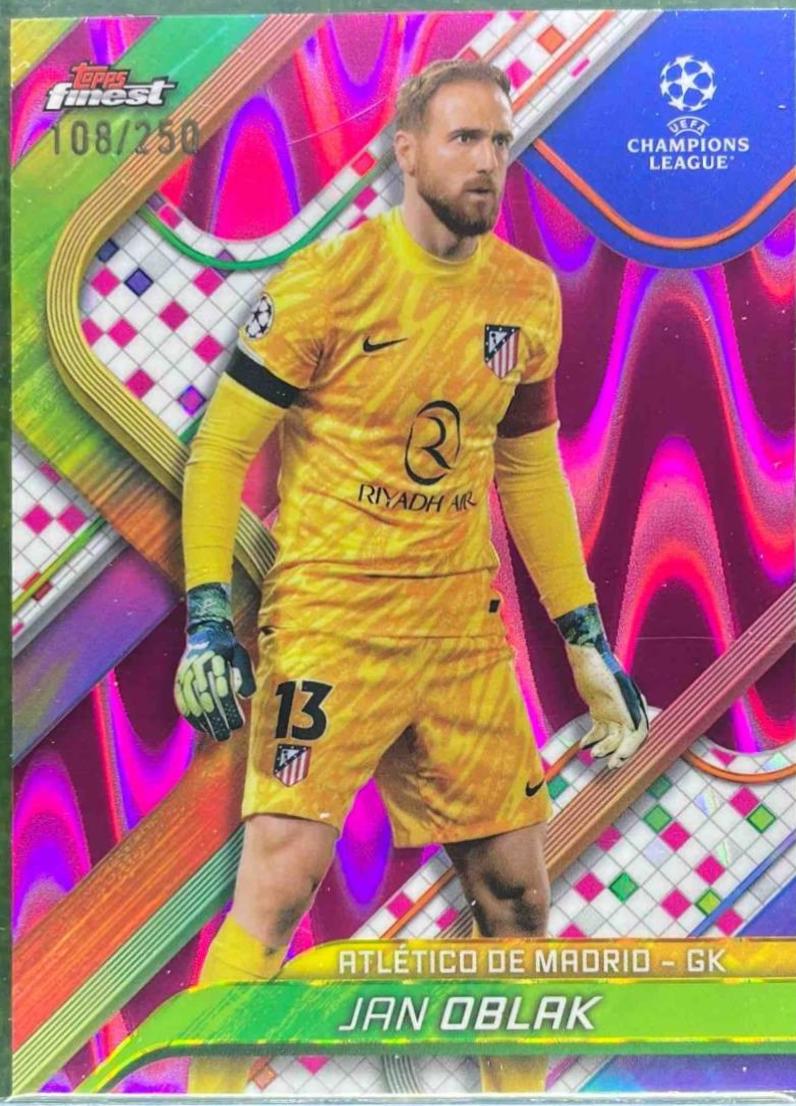 Jan Oblak [Pink Raywave Refractor] #124