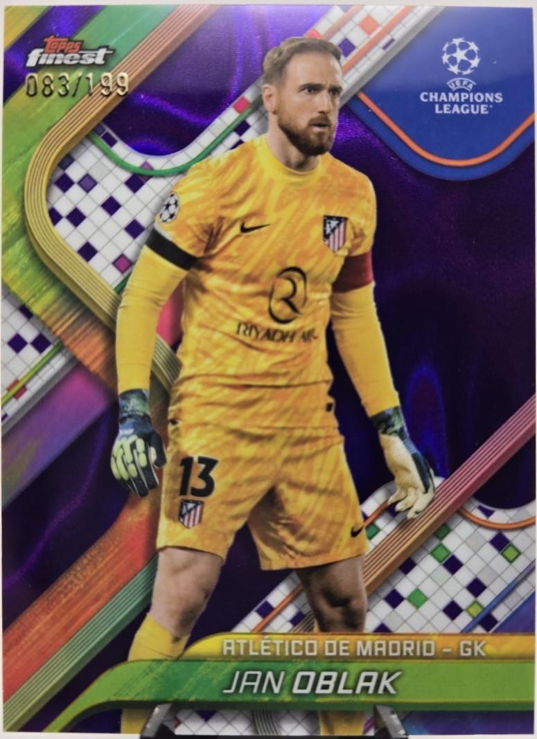 Jan Oblak [Purple Lava Refractor] #124