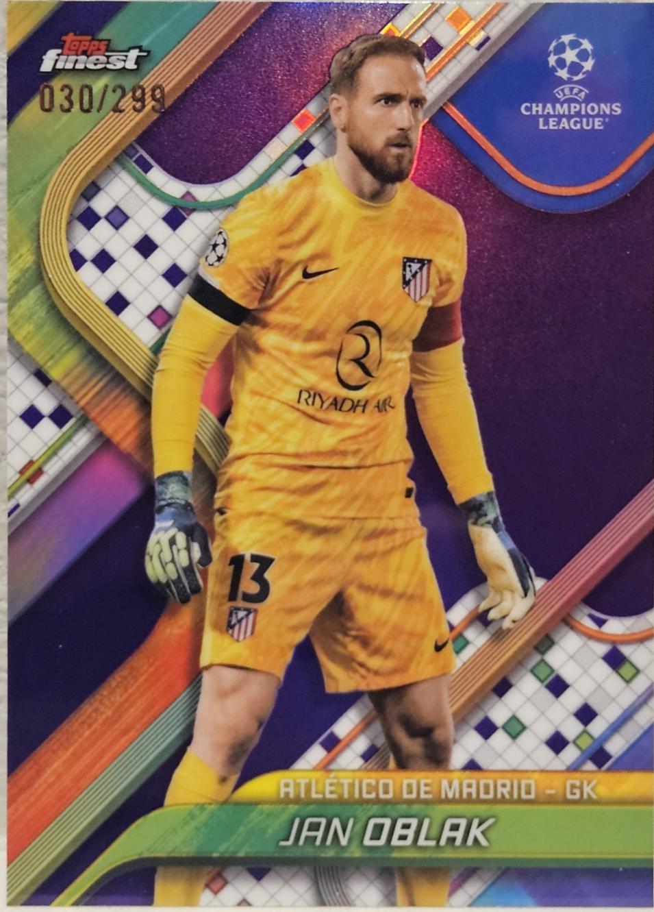Jan Oblak [Purple Refractor] #124