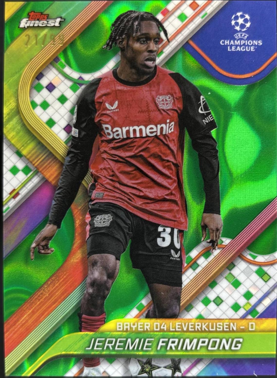 Jeremie Frimpong [Green Lava Refractor] #133
