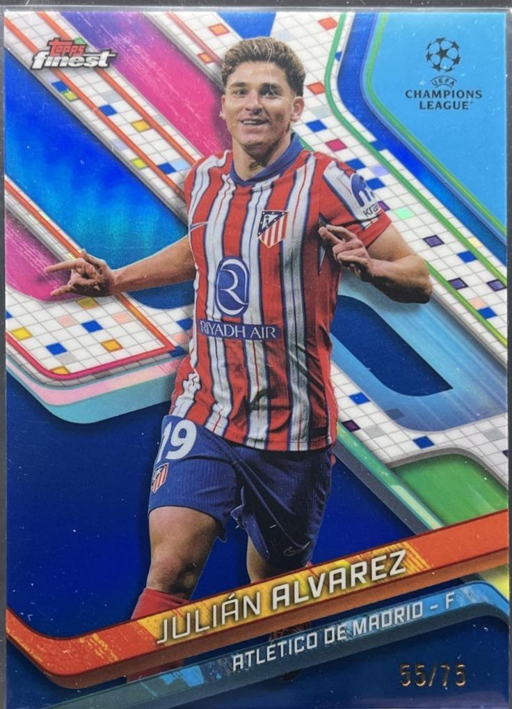 Julian Alvarez [Blue Refractor] #91