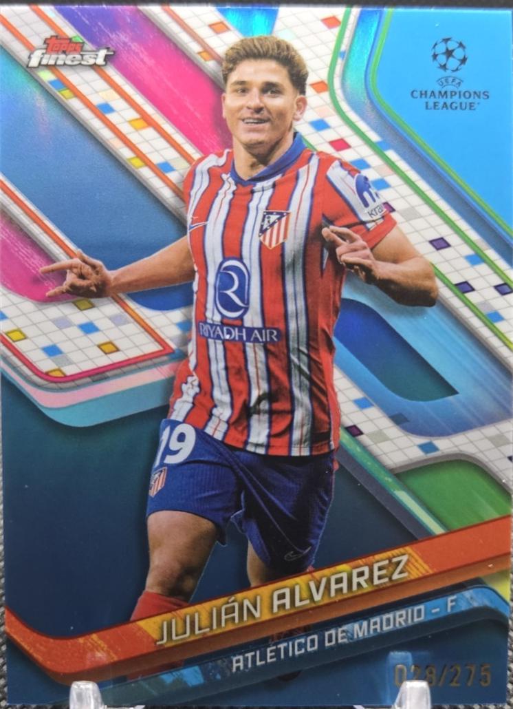 Julian Alvarez [Sky Blue Refractor] #91