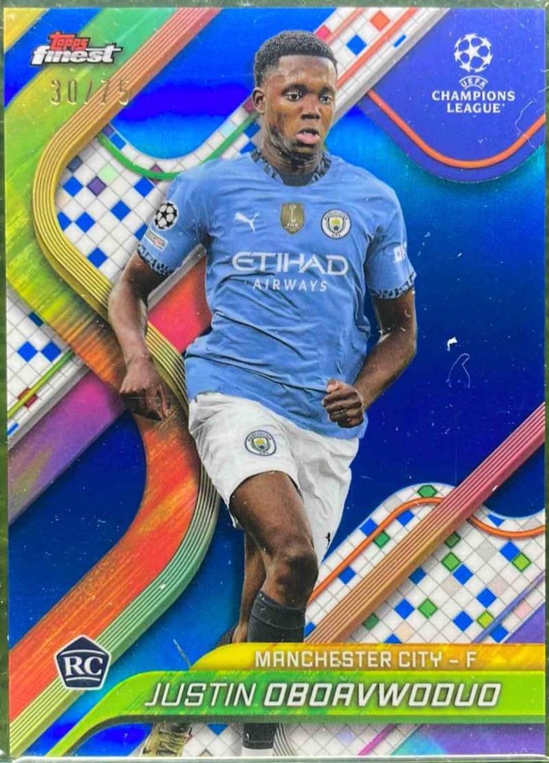 Justin Oboavwoduo [Blue Refractor] #112