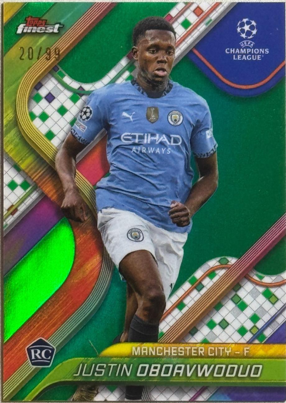 Justin Oboavwoduo [Green Refractor] #112