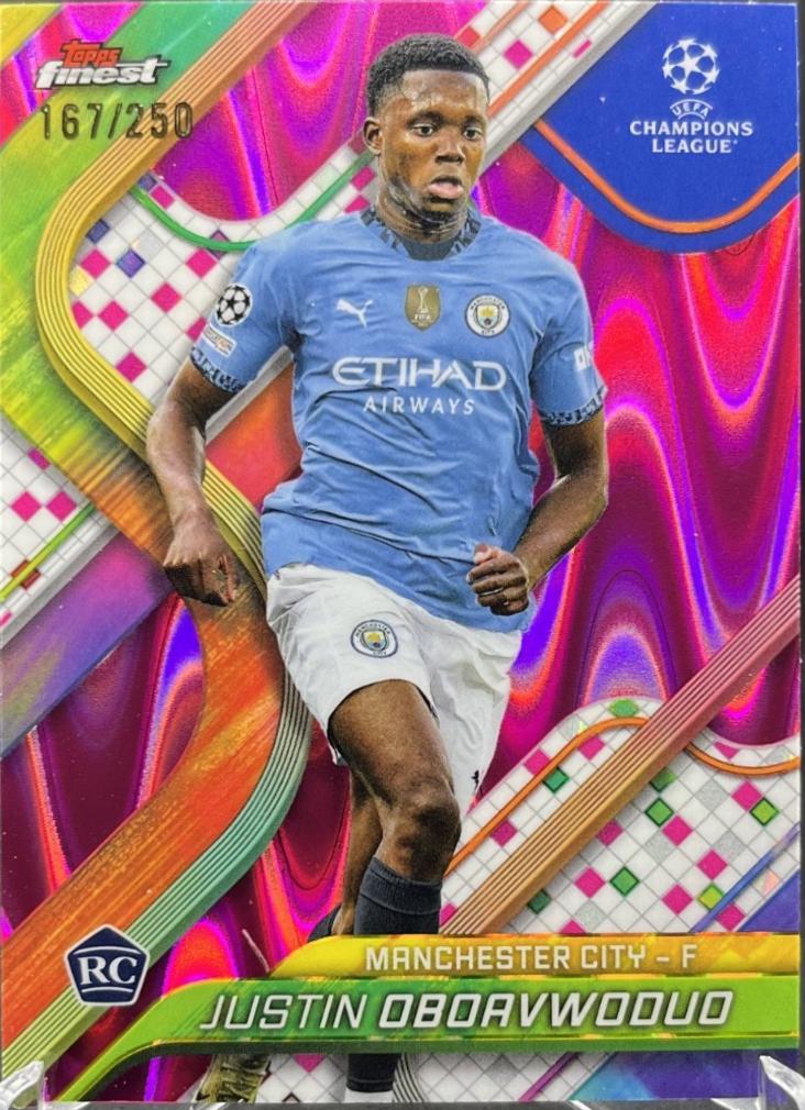 Justin Oboavwoduo [Pink Raywave Refractor] #112
