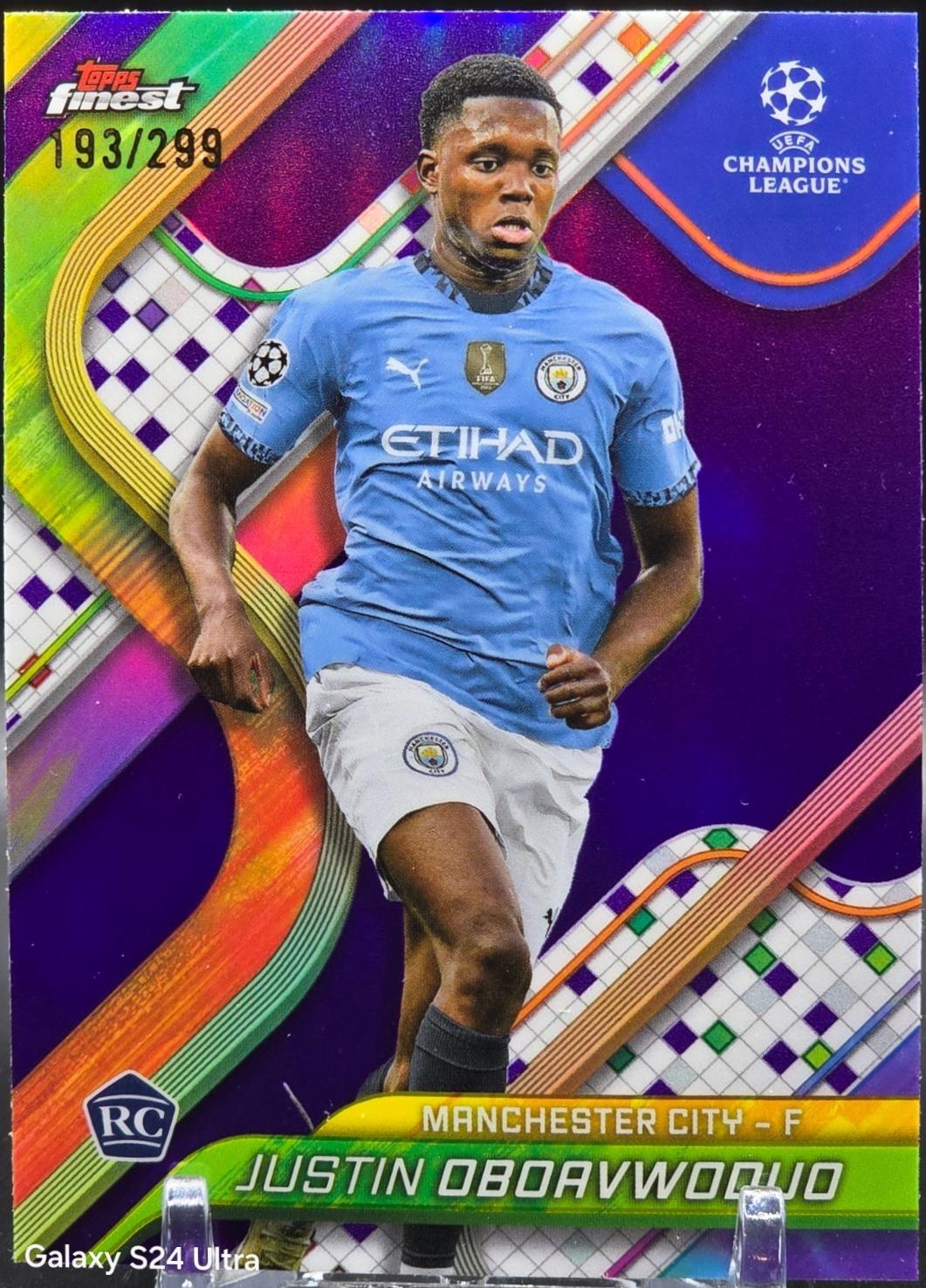 Justin Oboavwoduo [Purple Refractor] #112