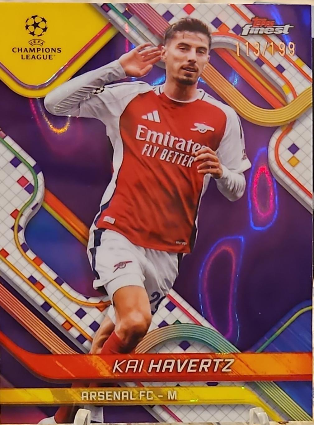 Kai Havertz [Purple Lava Refractor] #145