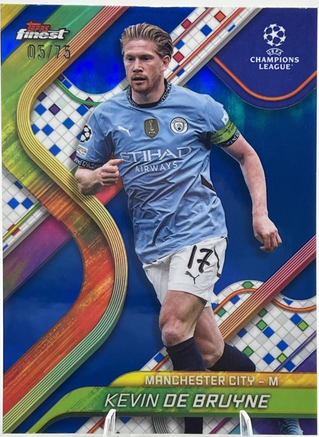 Kevin De Bruyne [Blue Refractor] #17
