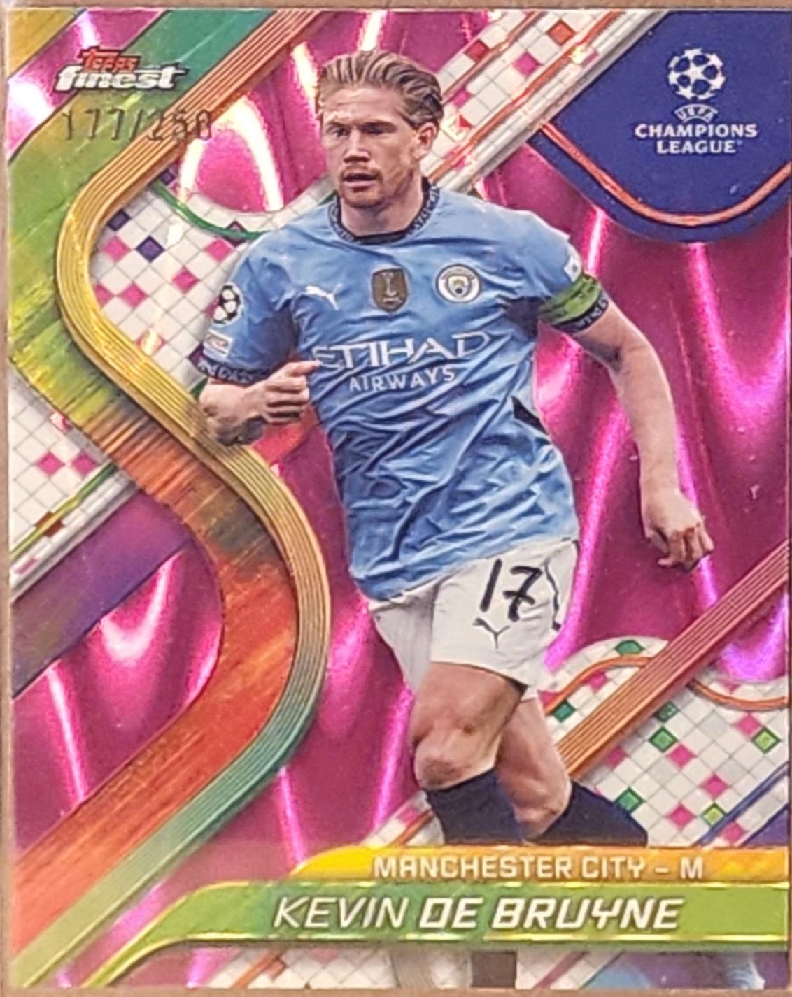 Kevin De Bruyne [Pink Raywave Refractor] #17