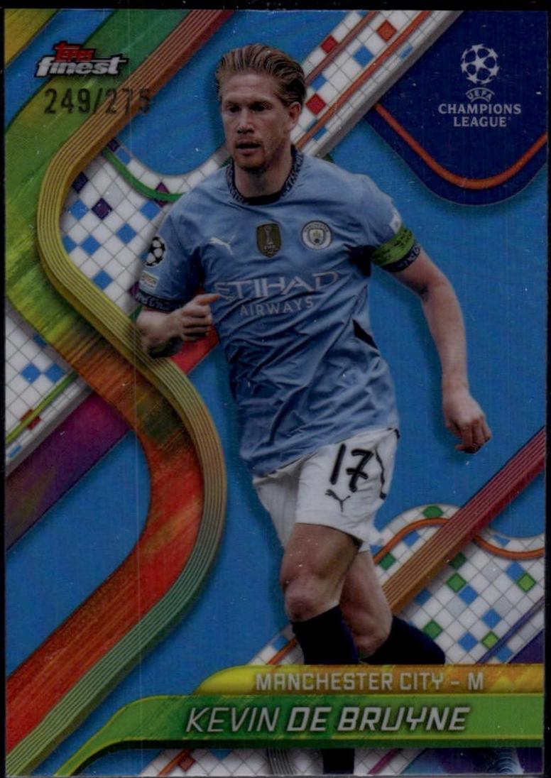 Kevin De Bruyne [Sky Blue Refractor] #17