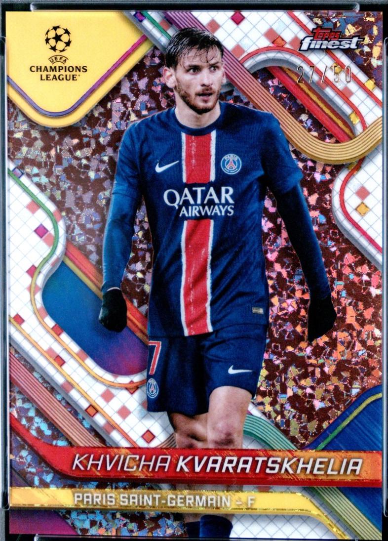 Khvicha Kvaratskhelia [Gold Refractor] #97