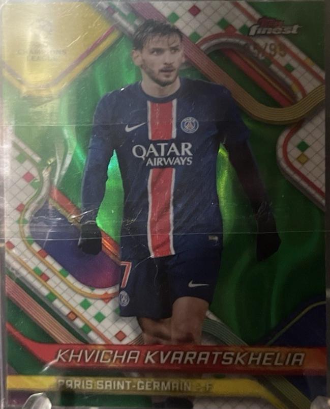 Khvicha Kvaratskhelia [Green Refractor] #97