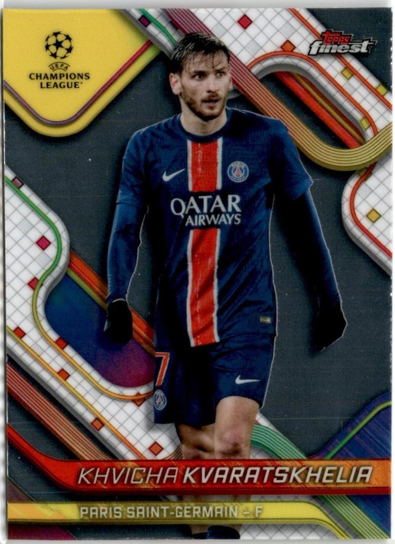 Khvicha Kvaratskhelia [Orange Refractor] #97