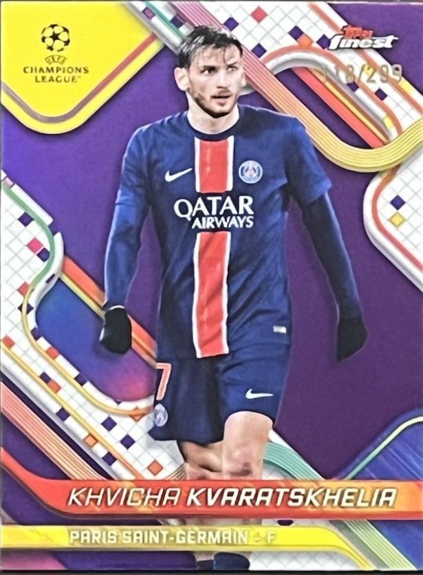 Khvicha Kvaratskhelia [Purple Refractor] #97